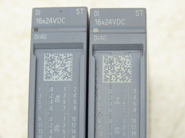 Siemens 6ES7 131-6BH00-0BA0 SIMATIC ET200SP Digital Input DI 16x 24VDC Lot of 2