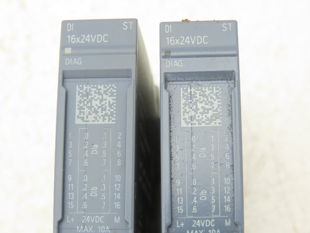 Siemens 6ES7 131-6BH00-0BA0 SIMATIC ET200SP Digital Input DI 16x 24VDC Lot of 2