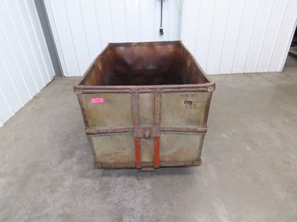 Vintage Tobacco Rolling Cart Factory Bin Steampunk Basket Storage Sutliff