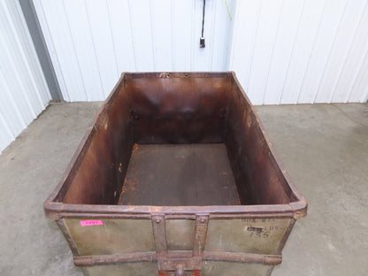 Vintage Tobacco Rolling Cart Factory Bin Steampunk Basket Storage Sutliff