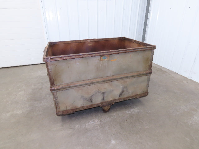 Vintage Tobacco Rolling Cart Factory Bin Steampunk Basket Storage Sutliff