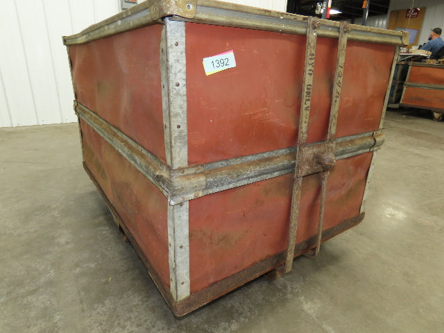 Vintage Tobacco Rolling Cart Factory Bin Steampunk Basket Storage Sutliff