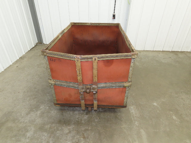 Vintage Tobacco Rolling Cart Factory Bin Steampunk Basket Storage Sutliff