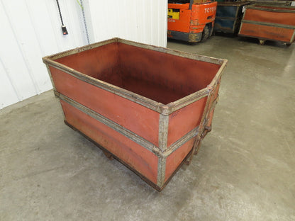 Vintage Tobacco Rolling Cart Factory Bin Steampunk Basket Storage Sutliff