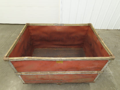 Vintage Tobacco Rolling Cart Factory Bin Steampunk Basket Storage Sutliff