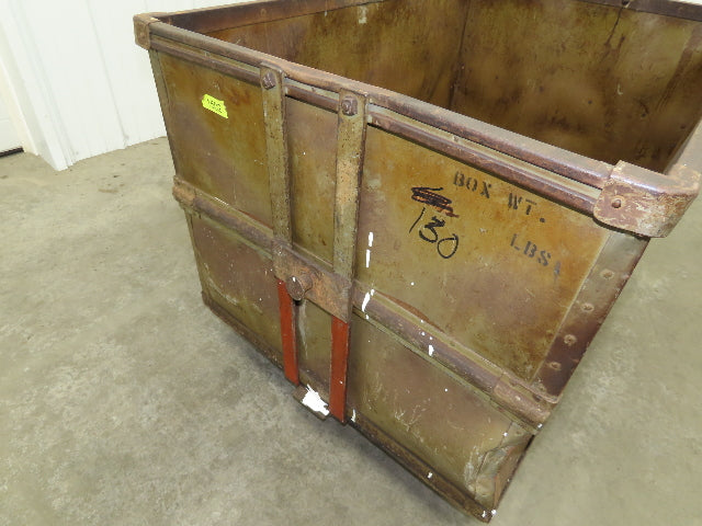 Vintage Sutliff Tobacco Rolling Cart Factory Bin Steampunk Basket Storage