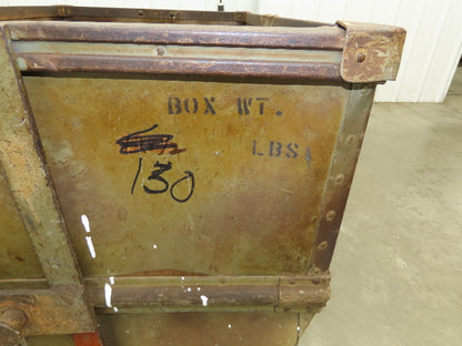 Vintage Sutliff Tobacco Rolling Cart Factory Bin Steampunk Basket Storage