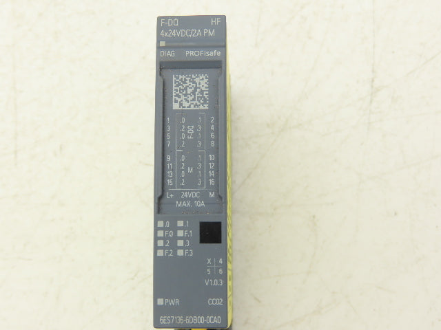 Siemens 6ES7 136-6DB00-0CA0 SIMATIC ET200SP Digital Output F-DQ 4X24 V DC/2A