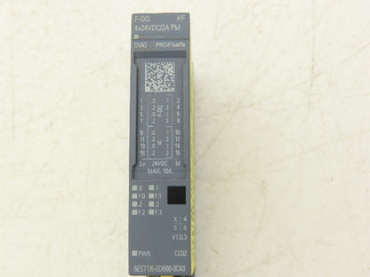 Siemens 6ES7 136-6DB00-0CA0 SIMATIC ET200SP Digital Output F-DQ 4X24 V DC/2A