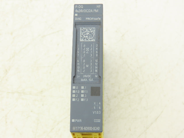 Siemens 6ES7 136-6DB00-0CA0 SIMATIC ET200SP F-DQ 4X24 V Digital Output DC/2A