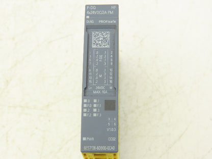 Siemens 6ES7 136-6DB00-0CA0 SIMATIC ET200SP F-DQ 4X24 V Digital Output DC/2A