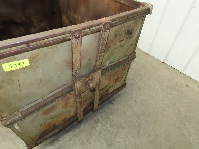 Diamond Fibre Vintage Sutliff Tobacco Rolling Cart Factory Bin Steampunk Storage