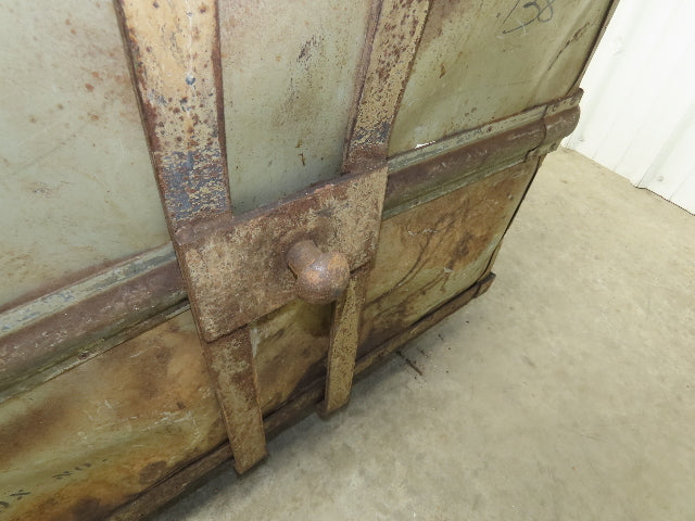 Diamond Fibre Vintage Sutliff Tobacco Rolling Cart Factory Bin Steampunk Storage