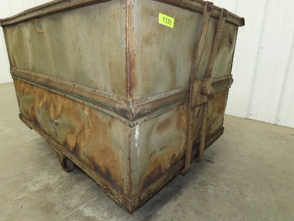 Diamond Fibre Vintage Sutliff Tobacco Rolling Cart Factory Bin Steampunk Storage