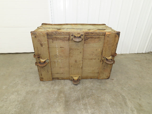 Diamond Fibre Vintage Sutliff Tobacco Rolling Cart Factory Bin Steampunk Storage