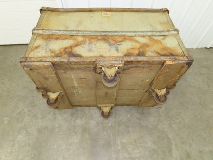 Diamond Fibre Vintage Sutliff Tobacco Rolling Cart Factory Bin Steampunk Storage