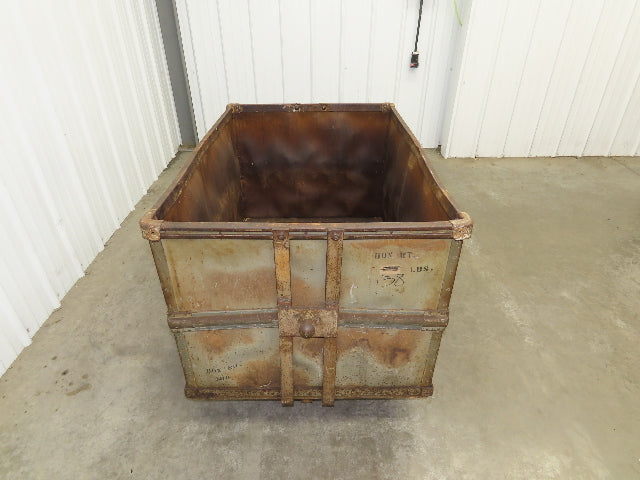 Diamond Fibre Vintage Sutliff Tobacco Rolling Cart Factory Bin Steampunk Storage