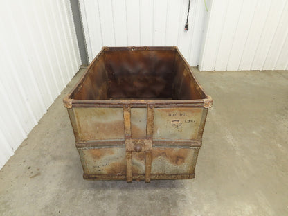 Diamond Fibre Vintage Sutliff Tobacco Rolling Cart Factory Bin Steampunk Storage