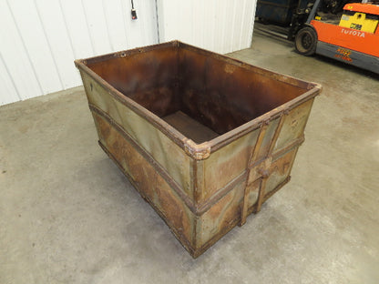 Diamond Fibre Vintage Sutliff Tobacco Rolling Cart Factory Bin Steampunk Storage