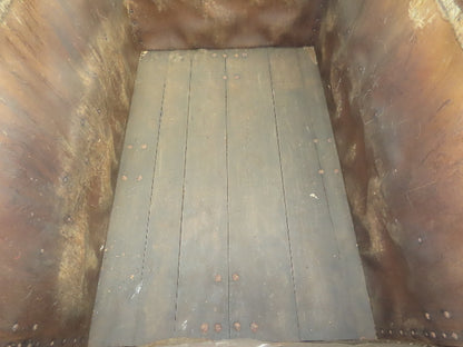 Diamond Fibre Vintage Sutliff Tobacco Rolling Cart Factory Bin Steampunk Storage