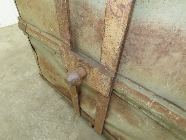 Diamond Fibre Vintage Sutliff Tobacco Rolling Cart Factory Bin Steampunk Storage