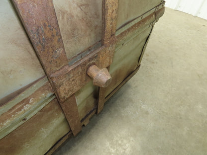 Diamond Fibre Vintage Sutliff Tobacco Rolling Cart Factory Bin Steampunk Storage
