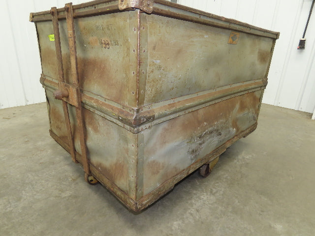 Diamond Fibre Vintage Sutliff Tobacco Rolling Cart Factory Bin Steampunk Storage
