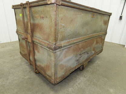 Diamond Fibre Vintage Sutliff Tobacco Rolling Cart Factory Bin Steampunk Storage