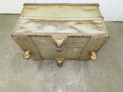 Diamond Fibre Vintage Sutliff Tobacco Rolling Cart Factory Bin Steampunk Storage