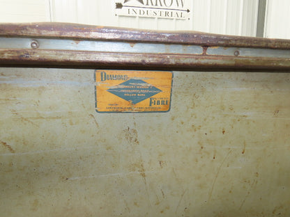 Diamond Fibre Vintage Sutliff Tobacco Rolling Cart Factory Bin Steampunk Storage