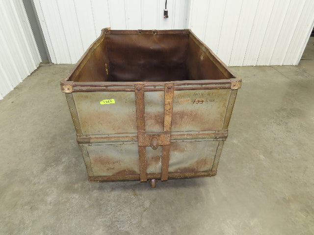 Diamond Fibre Vintage Sutliff Tobacco Rolling Cart Factory Bin Steampunk Storage