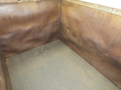Diamond Fibre Vintage Sutliff Tobacco Rolling Cart Factory Bin Steampunk Storage