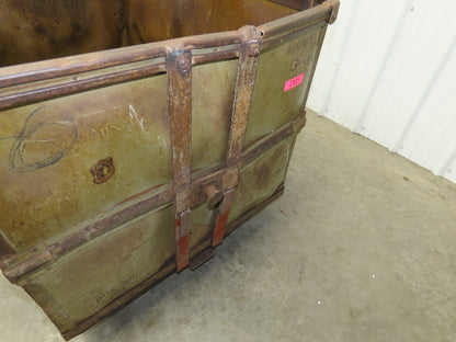 Diamond Fibre Vintage Sutliff Tobacco Rolling Cart Factory Bin Steampunk Storage