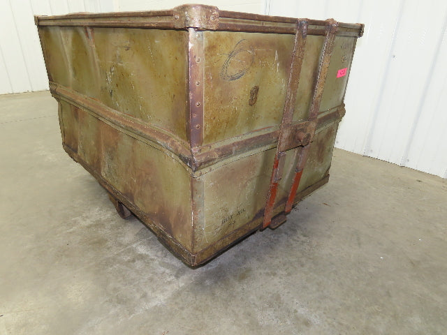 Diamond Fibre Vintage Sutliff Tobacco Rolling Cart Factory Bin Steampunk Storage
