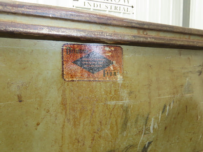 Diamond Fibre Vintage Sutliff Tobacco Rolling Cart Factory Bin Steampunk Storage