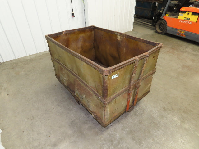 Diamond Fibre Vintage Sutliff Tobacco Rolling Cart Factory Bin Steampunk Storage