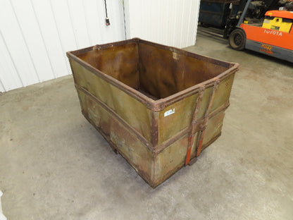 Diamond Fibre Vintage Sutliff Tobacco Rolling Cart Factory Bin Steampunk Storage