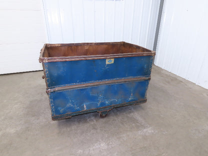 Vintage Tobacco Rolling Cart Factory Bin Steampunk Basket Storage Sutliff Blue