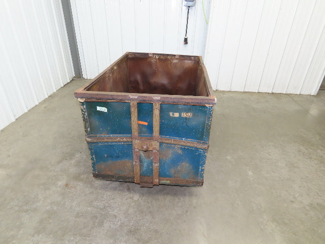 Vintage Tobacco Rolling Cart Factory Bin Steampunk Basket Storage Sutliff Blue