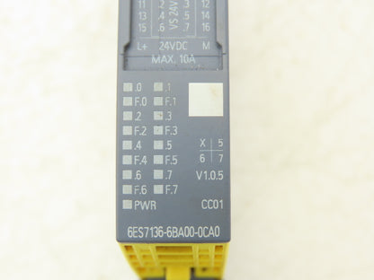 Siemens 6ES7 136-6BA00-0CA0 SIMATIC ET200SP F-DI 8x HF Digital Input
