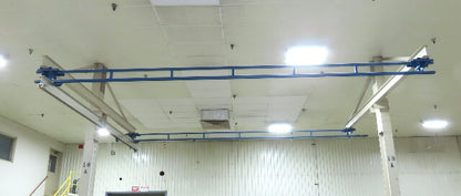 Gorbel 250Lb Ceiling Mount Aluminum Bridge Crane 13' Span 23' Runway
