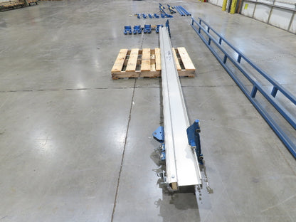 Gorbel 250Lb Ceiling Mount Aluminum Bridge Crane 13' Span 23' Runway
