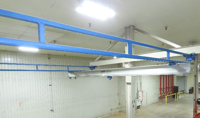 Gorbel 250Lb Ceiling Mount Aluminum Bridge Crane 13' Span 23' Runway