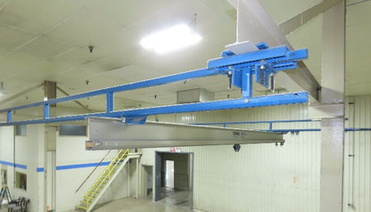 Gorbel 250Lb Ceiling Mount Aluminum Bridge Crane 13' Span 23' Runway