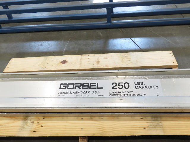 Gorbel 250Lb Ceiling Mount Aluminum Bridge Crane 13' Span 23' Runway