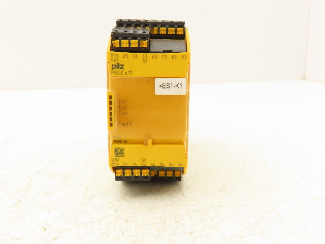Pilz PNOZ s11C Safety Relay PNOZSIGMA Series 24VDC Spring Cage 8 N.O. & 1 N.C.