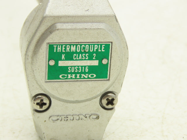 Chino SCYS1-0 KT148F892 Thermocouple Temperature Sensor 29" Probe Stainless