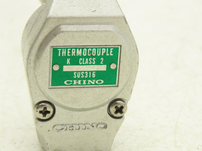 Chino SCYS1-0 KT148F892 Thermocouple Temperature Sensor 29" Probe Stainless