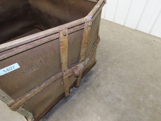 Vintage Tobacco Rolling Cart Factory Bin Steampunk Basket Storage Sutliff