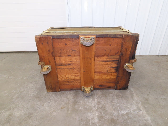 Vintage Tobacco Rolling Cart Factory Bin Steampunk Basket Storage Sutliff